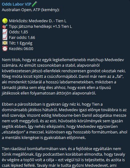 Medve vs Tien elemzés